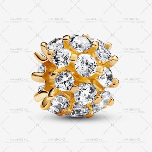 Pandora Sparkling Round Charm|Pendant - Picture 1 of 2